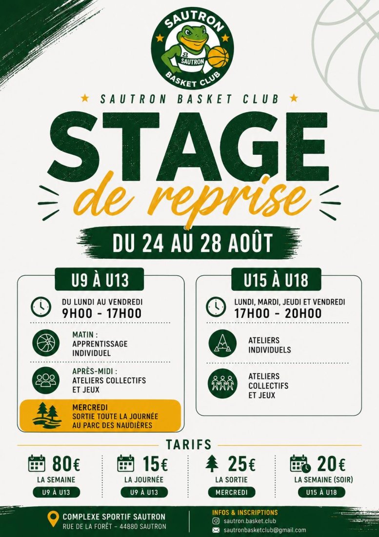 Stage de reprise !